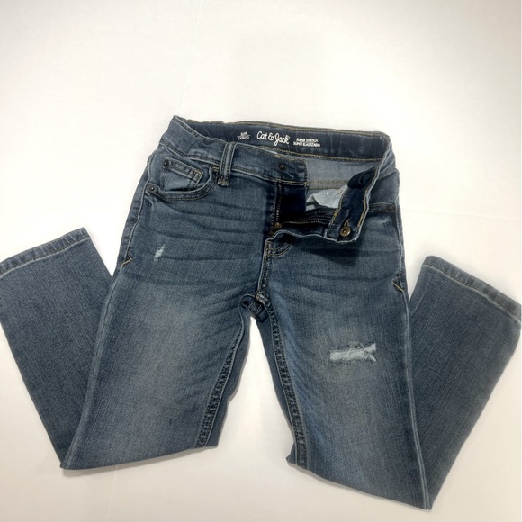 Cat & Jack Blue Classic Denim Jeans - Picture 4 of 5